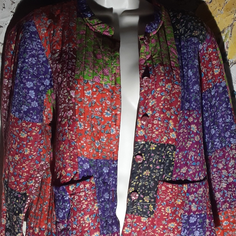 Vintage quilted patchwork jacket